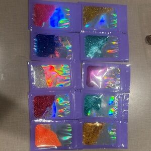 Holographic Glitter Set in Assorted Colors